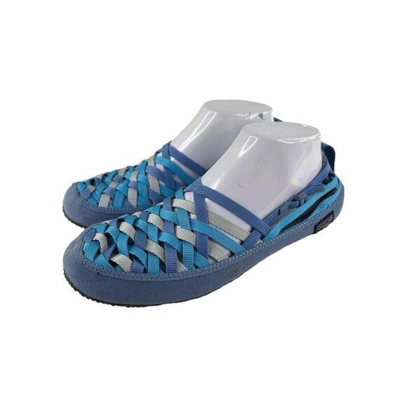 PATAGONIA Pearl Lattice Performance Shoe Women US 9 Railroad Blue Outdoor Hiking - Picture 1 of 10